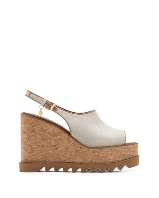 Stella McCartney Natural Sneak-Elyse Sandals