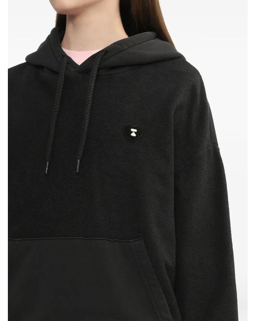 A Bathing Ape Black Patch-Pocket Cotton Hoodie