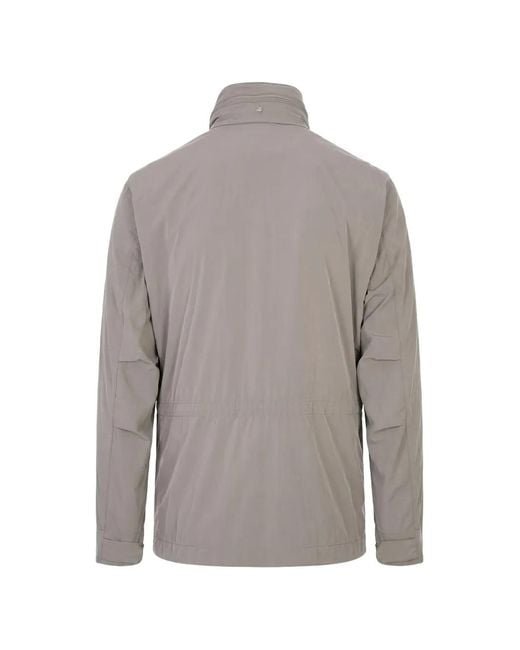 Montecore Gray Multi-Pocket Field Jacket for men