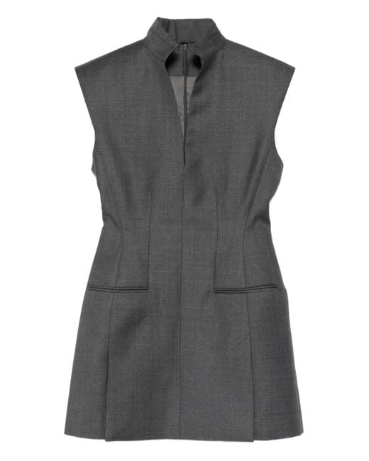 Givenchy Black Wool Mini Dress