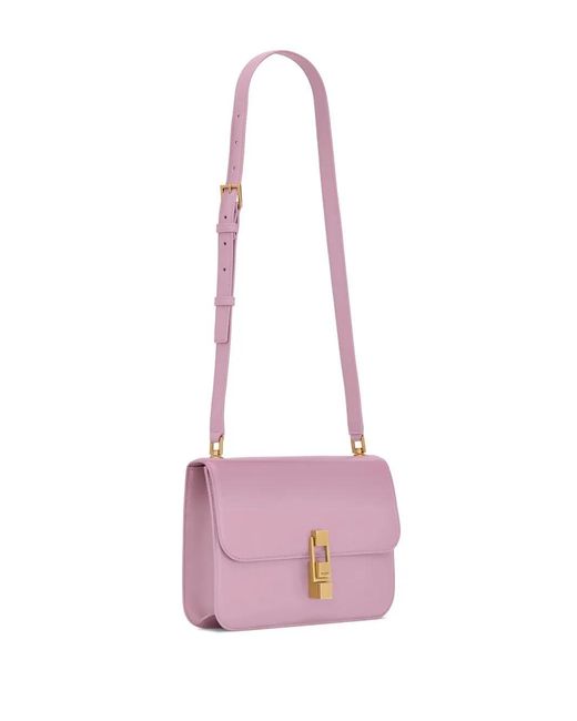 Bolso Satchel Le Carré Saint Laurent de color Purple
