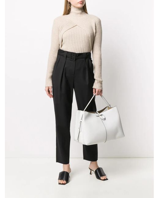 Envelope Black High Waisted Trousers
