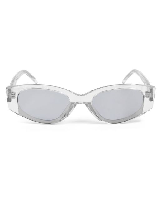 Karen Wazen Gray Dixy Cat-eye Sunglasses