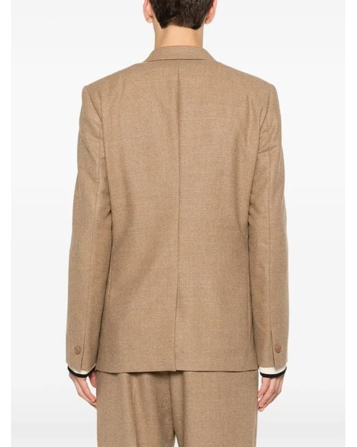 Sandro Brown Mode Flannel Blazer for men