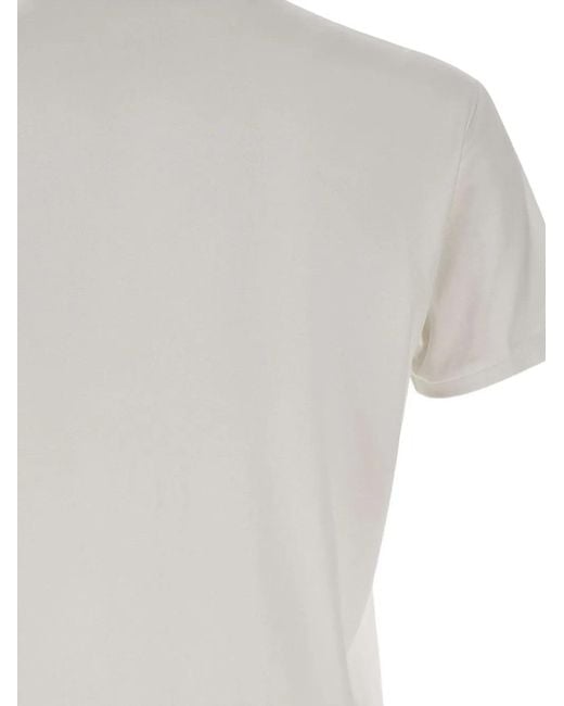 Rrd White Macro Crew-Neck T-Shirt for men