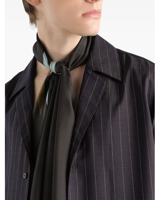 Dolce & Gabbana Black Striped-Pattern Shirt for men
