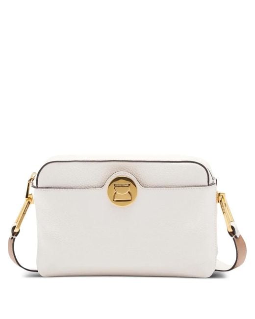 Coccinelle White Liya Shoulder Bag