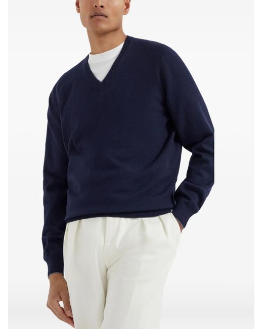 Brunello Cucinelli Blue Sweaters for men