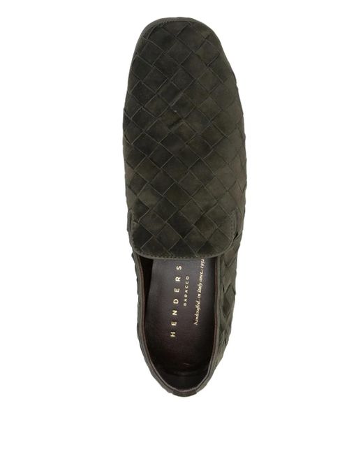 Henderson Black Guinea Loafers for men