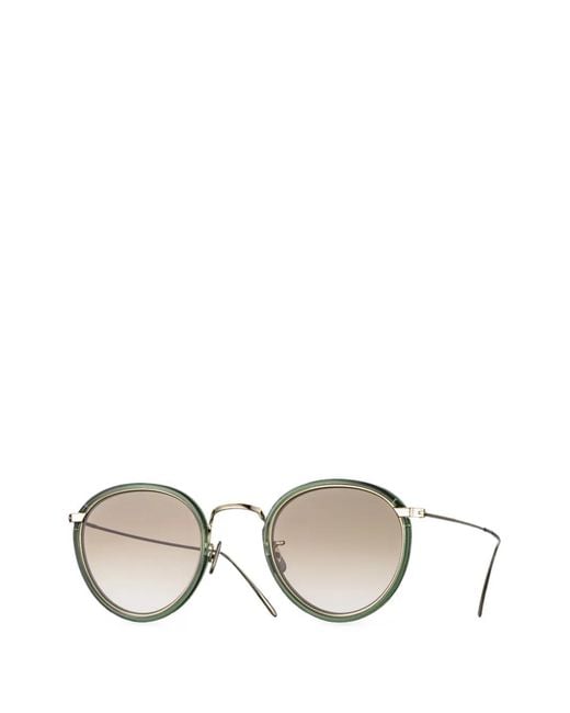 Eyevan 7285 Metallic M23 Round-Frame Sunglasses