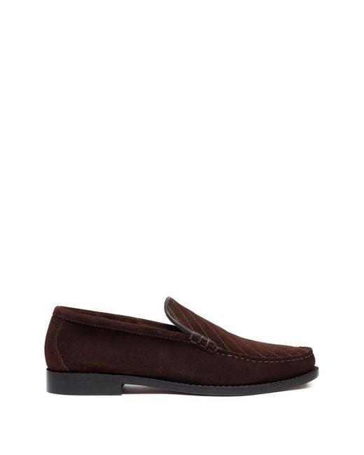 G.H.BASS White Cobra Venetian Tram-Stitch Loafers for men