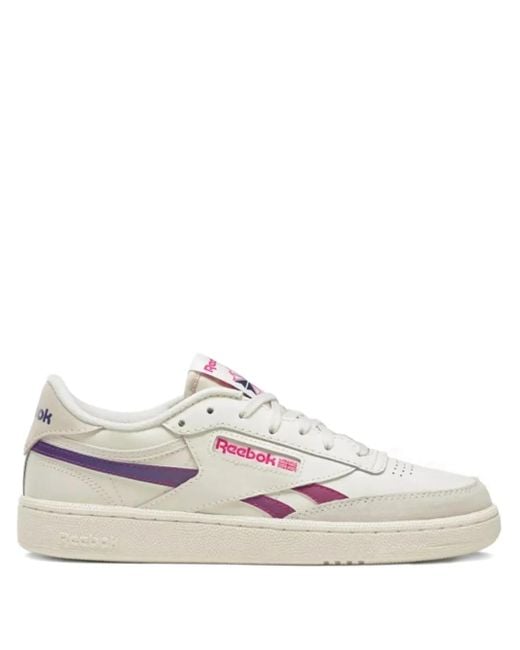 Reebok White Club C Revenge Low-Top Sneakers