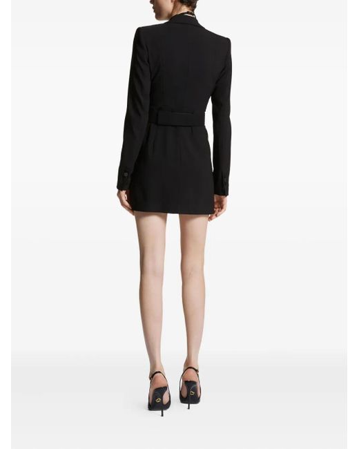 DSquared² Black Double-Breasted Mini Dress
