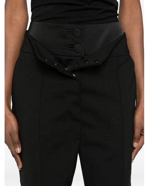 MITILIANE COUTURE Black Double Front Opening Trousers