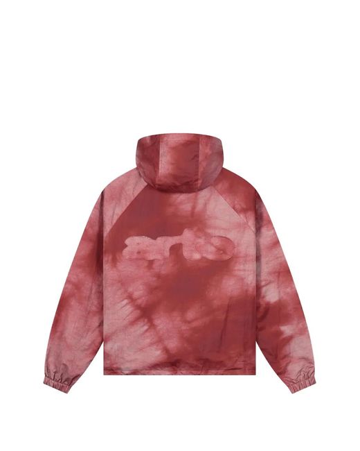 Arte' Red Tie-Dye Jacket for men