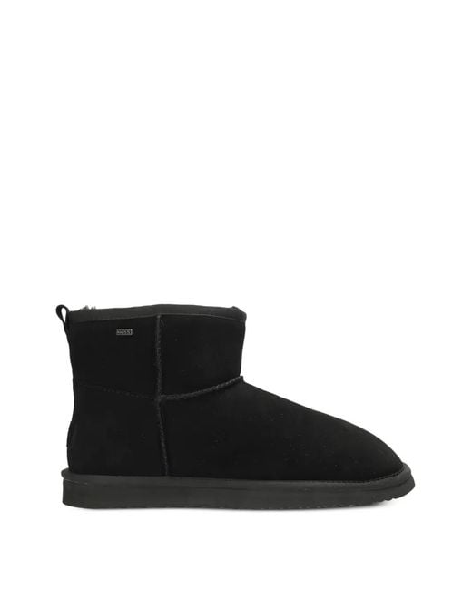 Mexx Black Olympia Suede-Finish Ankle Boots
