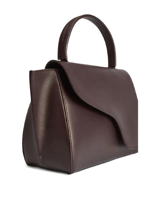 Atp Atelier Brown Arezzo Leather Tote Bag