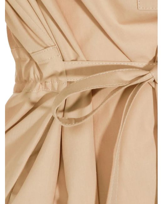 Fabiana Filippi Natural Cotton Midi Dress