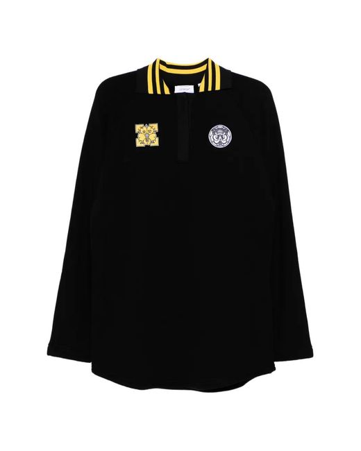 Off-White c/o Virgil Abloh Black Sporty Polo Sweat Dress
