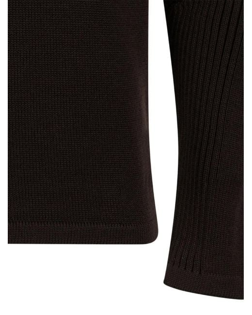Prada Black Wool Sweater for men