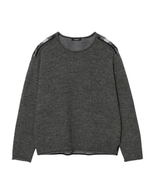 Maglione A Quadri di Undercover in Gray da Uomo
