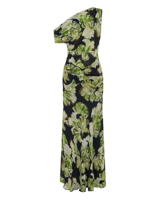 Nicholas Green Elza One-Shoulder-Kleid Mit Blumen-Print