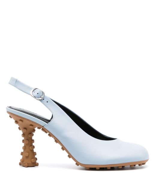 White leather pumps on sale uk