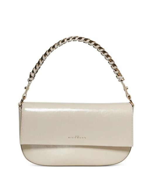 John Richmond White Chain Strap Bag