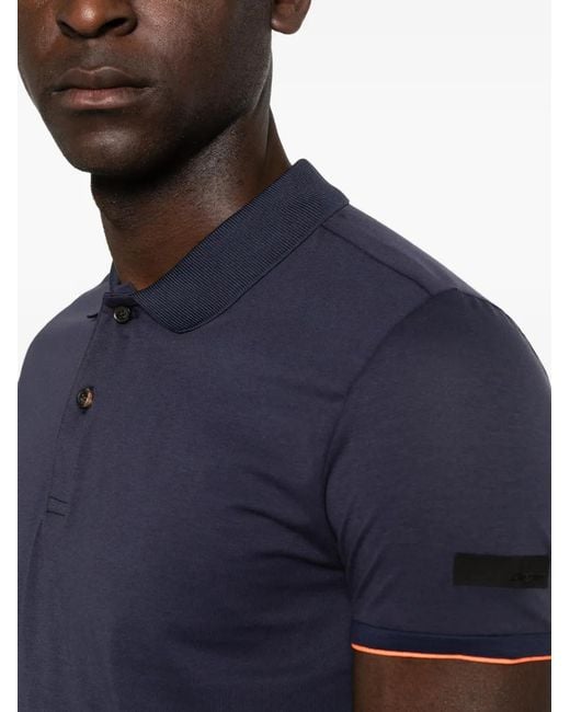 Rrd Blue Short-Slevees Polo Shirt for men
