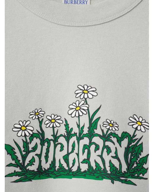 メンズ Burberry ロゴ スウェットシャツ Gray