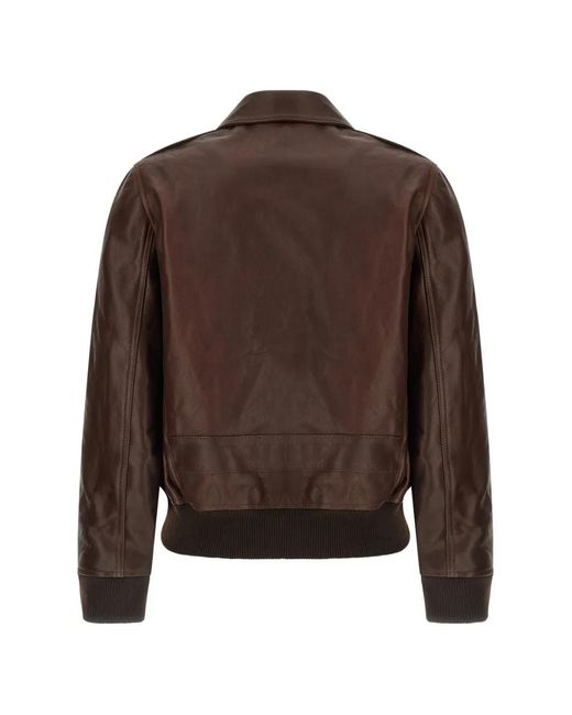 A.P.C. Brown Leather Jacket