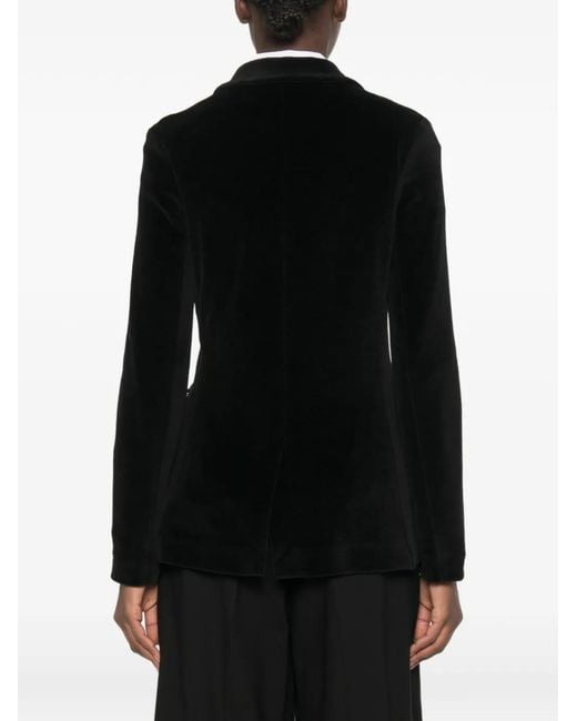 Ottod'Ame Black Double-Breasted Blazer