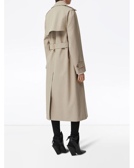 Burberry Tielocken Belted Coat in Grey Lyst Australia