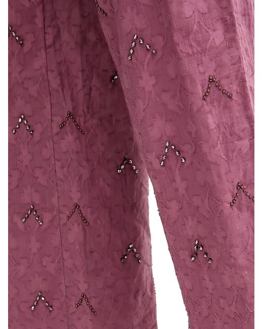 INTROPIA Red Beaded Trousers