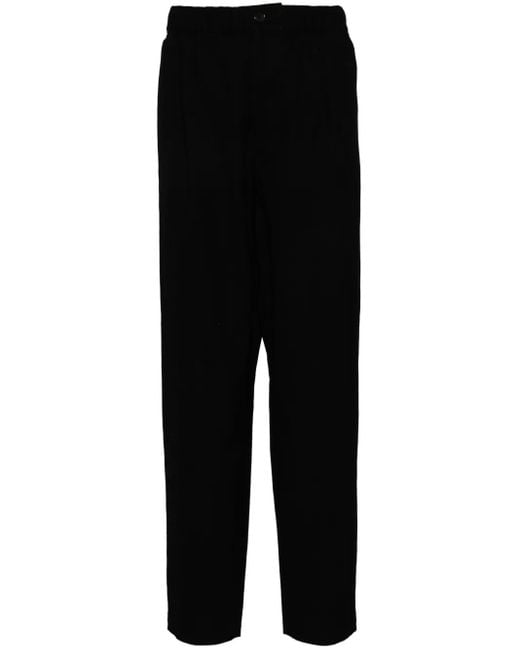 Undercover Black Cotton Tapered Trousers for men