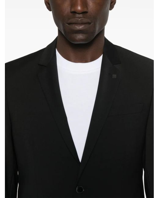 Karl Lagerfeld Black Single-Breasted Suit for men