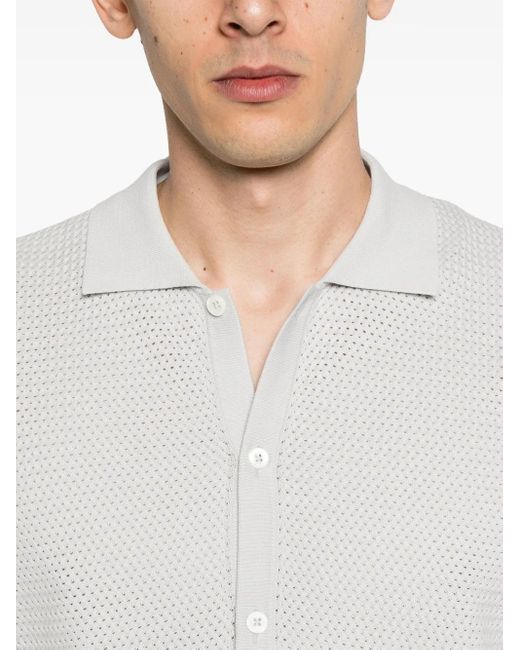 Corneliani Overhemd Met Vlakken in het White voor heren