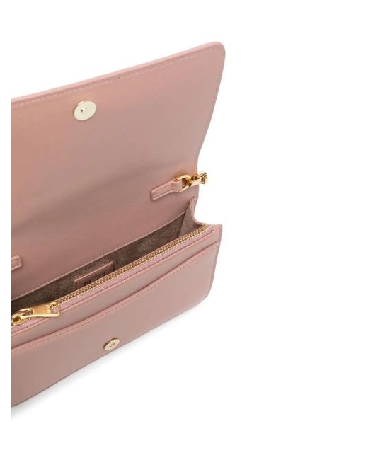 Borsa A Tracolla Con Placca Logo di N°21 in Pink