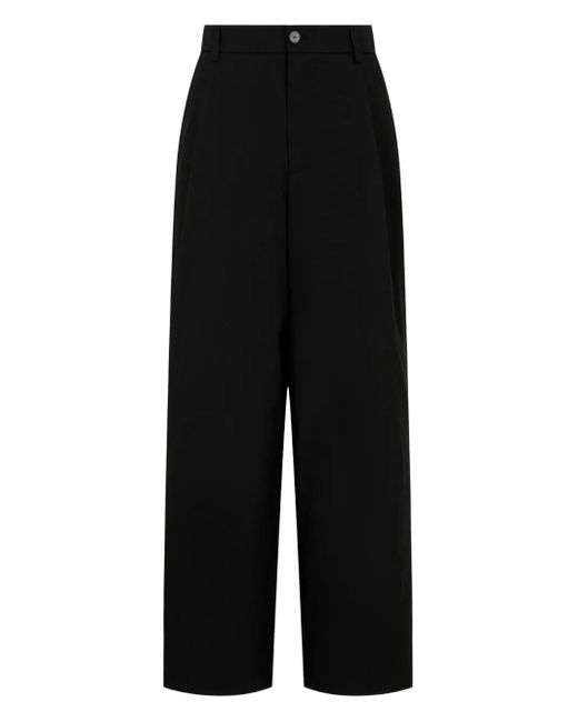 Studio Tomboy X Black Wide-Leg Trousers for men