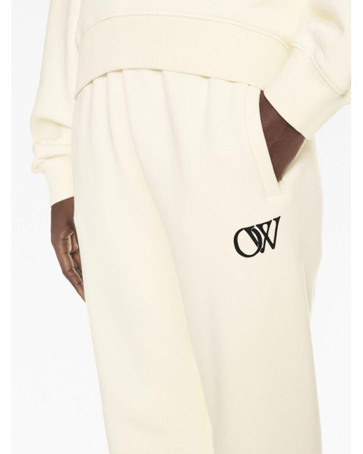 Pantalones de chándal con motivo OW Off-White c/o Virgil Abloh de color Natural