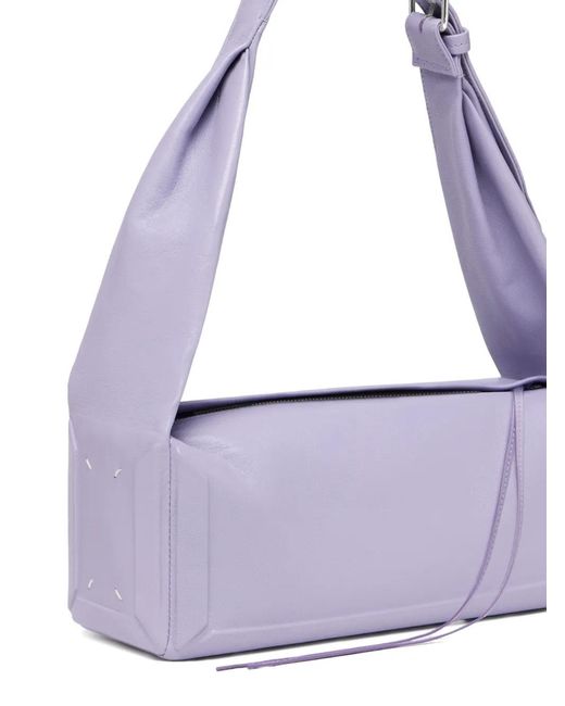 Maison Margiela Purple Box Bag East West Medium