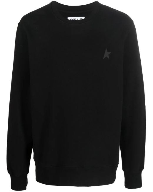 Golden Goose Deluxe Brand Black Star Archibald Crew Sweat for men