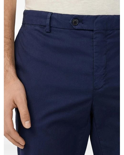 Hackett Blue Kensington Slim-Fit Chinos for men