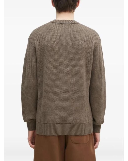C P Company Strukturierter Pullover Mit Linsen-Detail in Brown für Herren