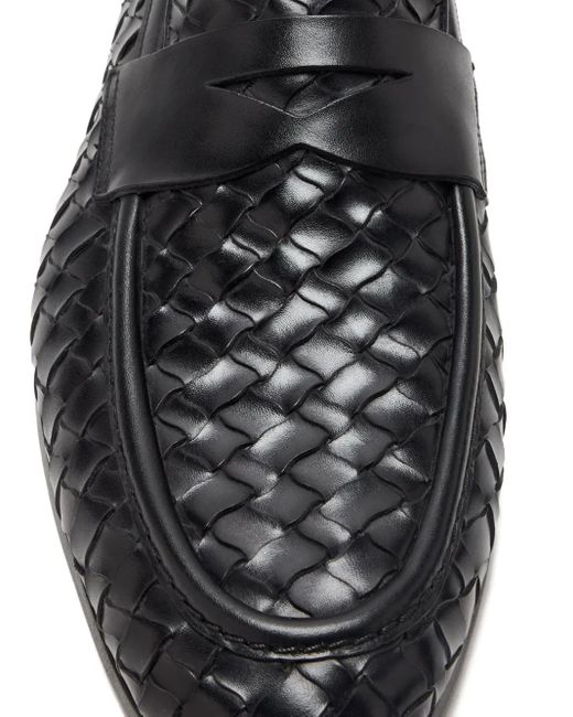Mocasines tejidos Magnanni Shoes de hombre de color Black