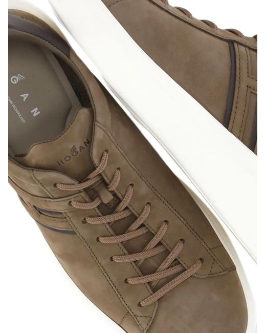 Hogan Brown H580 Sneakers for men