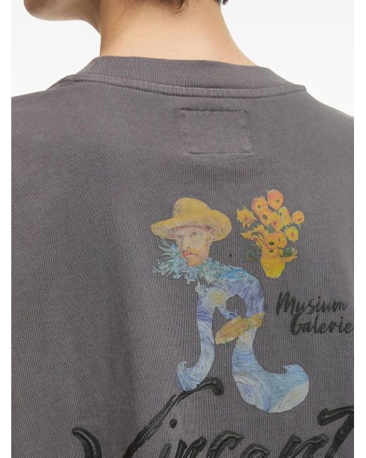 Musium Div. Gray Vincent Van Gogh Graphic T-Shirt for men