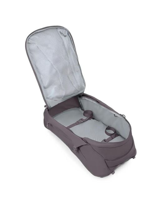 Osprey Purple Fairview 55 Logo-Print Backpack