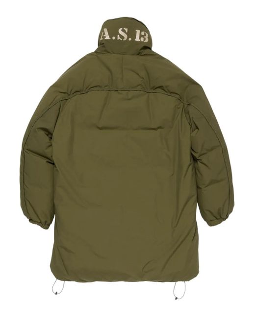 Cappotto Imbottito Con Stampa 1996 di Acne in Green da Uomo