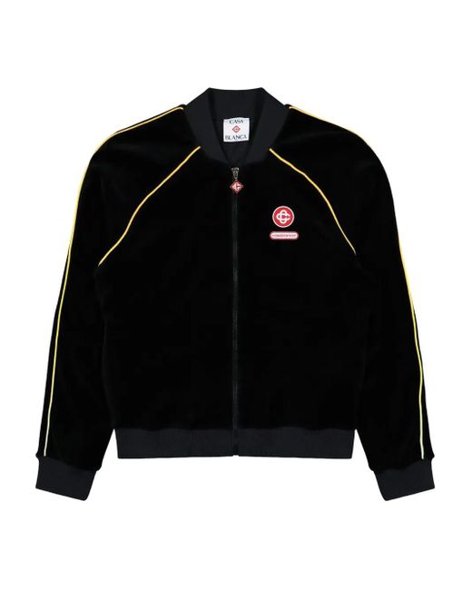 Chaqueta Con Parche Del Logo Casablanca de hombre de color Black
